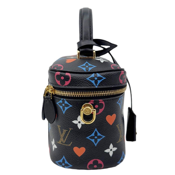 LOUIS VUITTON Game On Vanity PM Monogram Canvas Shoulder Bag Black