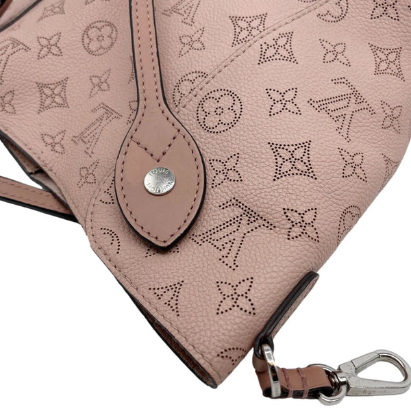 LOUIS VUITTON Hina PM Monogram Mahina Leather Crossbody Bag Magnolia