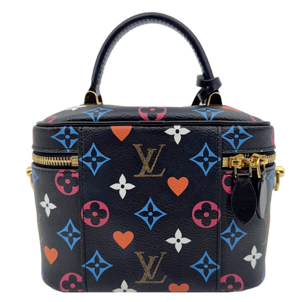LOUIS VUITTON Game On Vanity PM Monogram Canvas Shoulder Bag Black