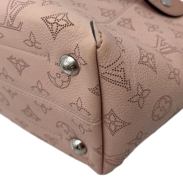 LOUIS VUITTON Hina PM Monogram Mahina Leather Crossbody Bag Magnolia
