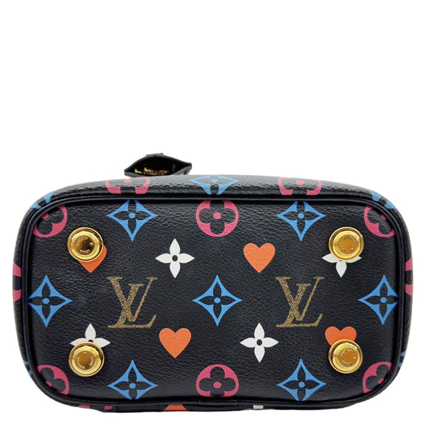 LOUIS VUITTON Game On Vanity PM Monogram Canvas Shoulder Bag Black