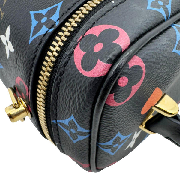 LOUIS VUITTON Game On Vanity PM Monogram Canvas Shoulder Bag Black