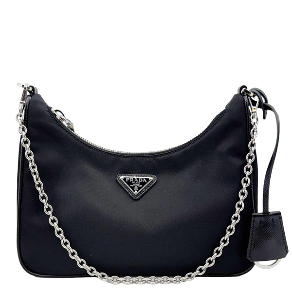 PRADA Re-Edition 2005 Re-Nylon Shoulder Bag Black