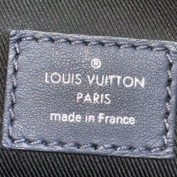 LOUIS VUITTON Soft Trunk  Monogram Tapestry Canvas Crossbody Bag Navy Blue