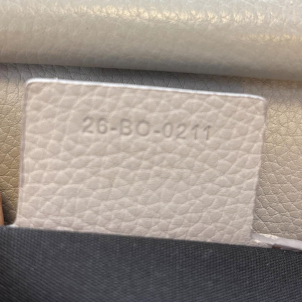 CHRISTIAN DIOR Gallop Mini Grained Calfskin Leather Sling Bag Grey
