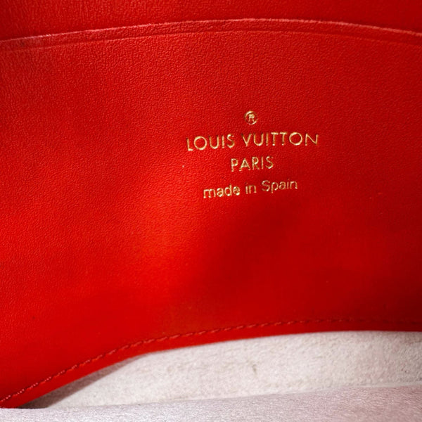 LOUIS VUITTON Double Zip Pochette Blooming Flowers Monogram Canvas Crossbody Bag Brown
