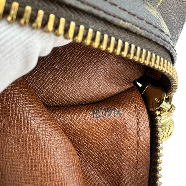 LOUIS VUITTON Papillon 30 Monogram Canvas Satchel Bag Brown