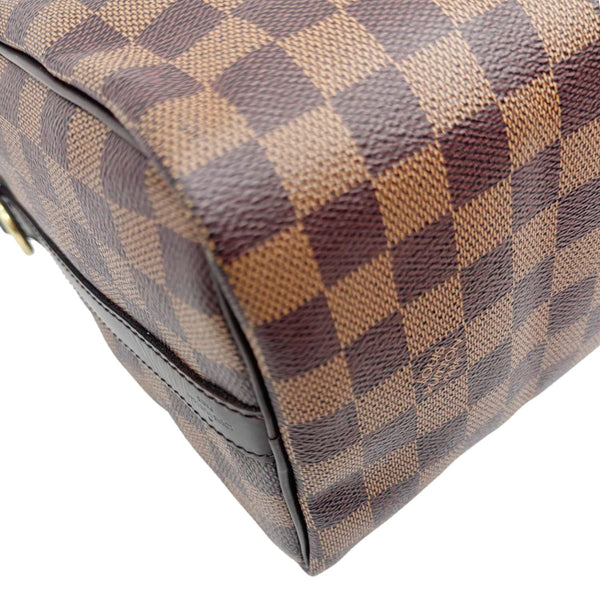 LOUIS VUITTON Speedy 25 Bandouliere Damier Ebene Shoulder Bag Brown
