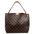 LOUIS VUITTON Graceful MM Monogram Canvas Shoulder Bag Brown