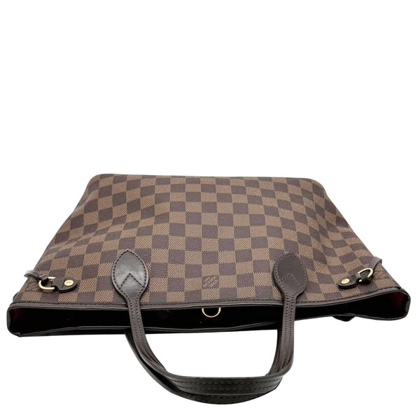 LOUIS VUITTON Neverfull PM Damier Ebene Tote Shoulder Bag Brown