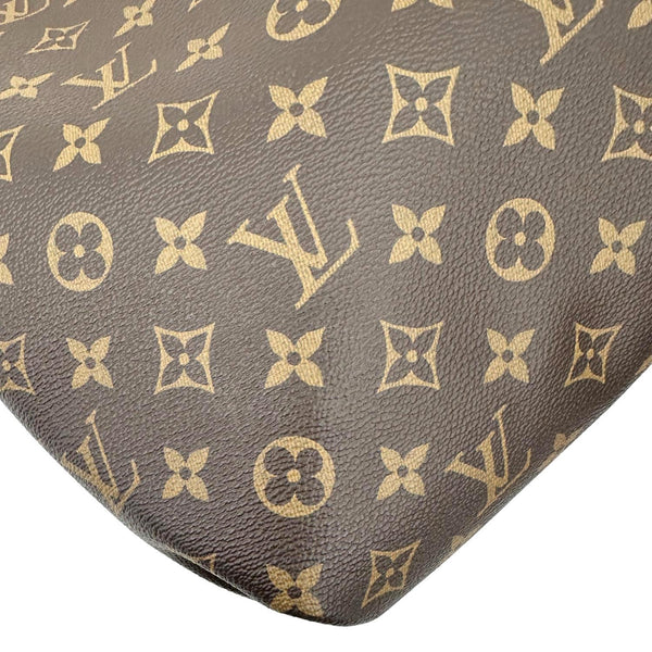 LOUIS VUITTON Graceful MM Monogram Canvas Shoulder Bag Brown