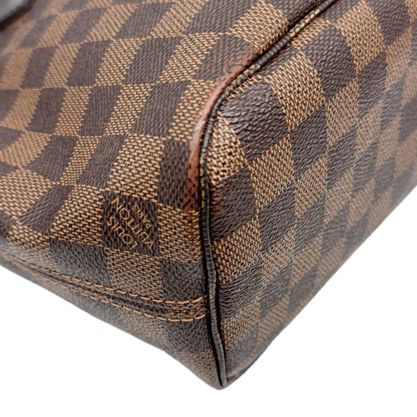 LOUIS VUITTON Neverfull PM Damier Ebene Tote Shoulder Bag Brown