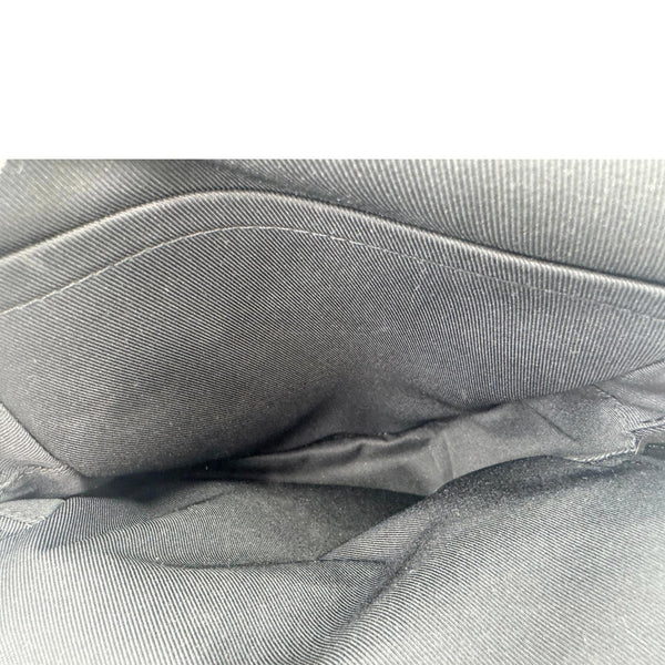 LOUIS VUITTON Avenue Sling Taiga Leather Backpack Bag Black