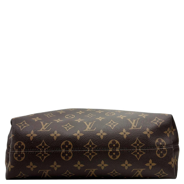 LOUIS VUITTON Graceful MM Monogram Canvas Shoulder Bag Brown