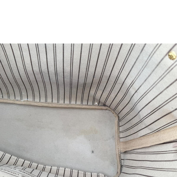 LOUIS VUITTON Neverfull MM Monogram Canvas Tote Bag Brown