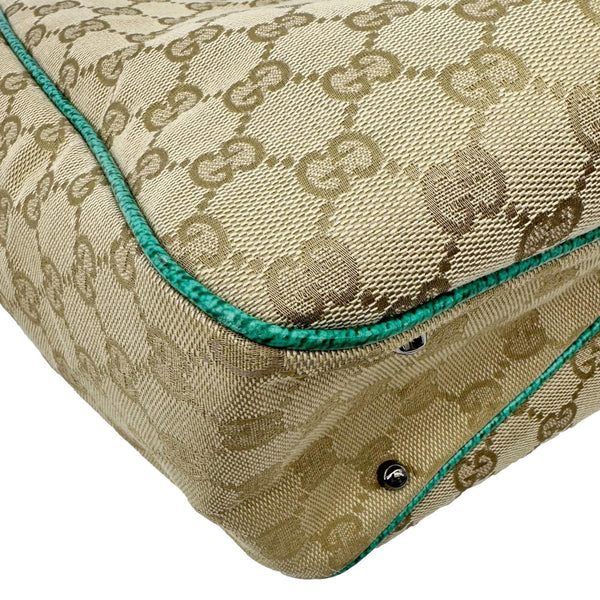 GUCCI GG Canvas Tote Bag Beige 113017