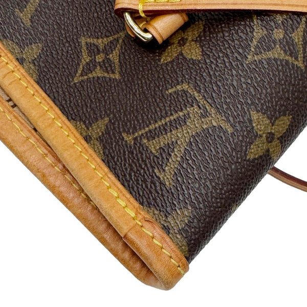 LOUIS VUITTON Neverfull MM Monogram Canvas Tote Bag Brown