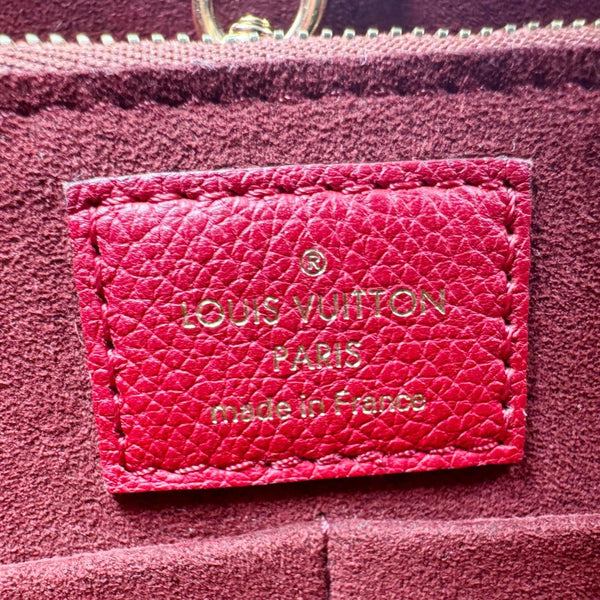 LOUIS VUITTON Kimono MM Monogram Canvas Tote Bag Red