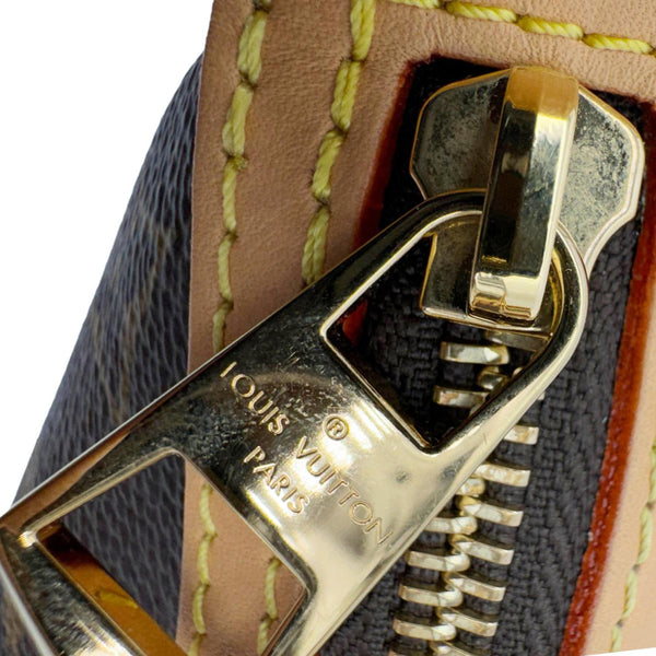 LOUIS VUITTON Looping Monogram Canvas Shoulder Bag Brown