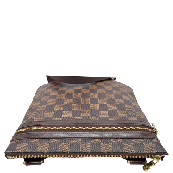 LOUIS VUITTON Pochette Bosphore Damier Ebene Crossbody Bag Brown