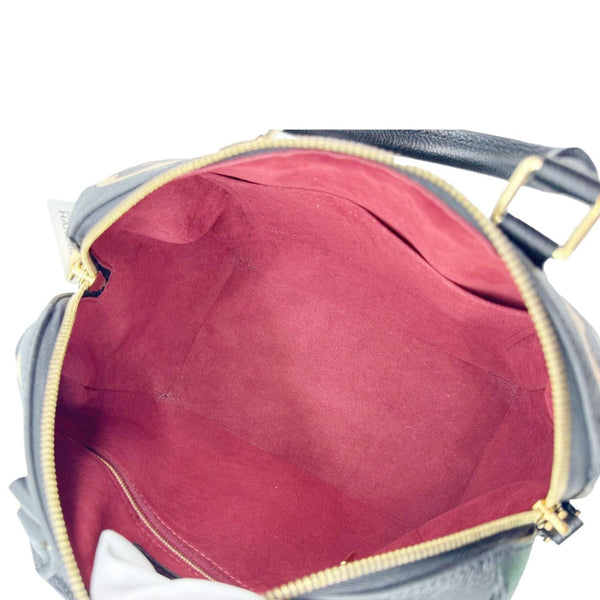 LOUIS VUITTON Speedy Bandouliere 25 Monogram Empreinte Leather Shoulder Bag Bicolor