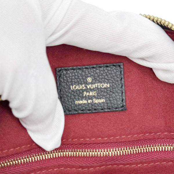 LOUIS VUITTON Speedy Bandouliere 25 Monogram Empreinte Leather Shoulder Bag Bicolor