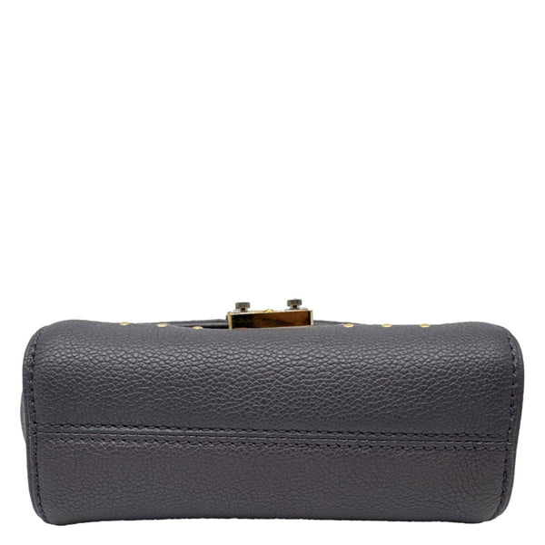 LOUIS VUITTON Saint Germain BB Studded Monogram Empreinte Leather Shoulder Bag Grey