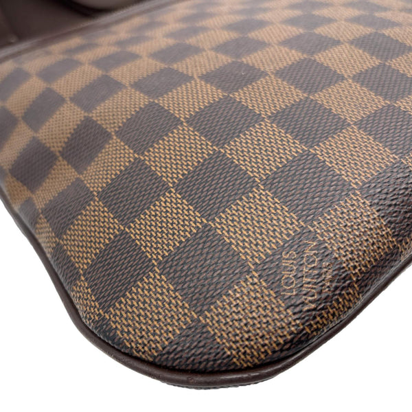 LOUIS VUITTON Pochette Bosphore Damier Ebene Crossbody Bag Brown