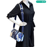 LOUIS VUITTON City Keepall Bandouliere Monogram Bandana Leather Shoulder Bag Blue
