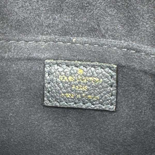LOUIS VUITTON Saint Germain BB Studded Monogram Empreinte Leather Shoulder Bag Grey