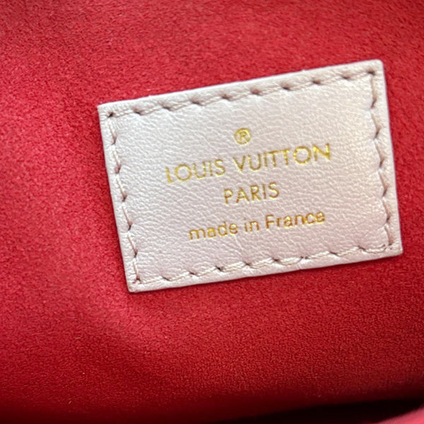 LOUIS VUITTON Fall In Love Coussin Monogram Embossed Shoulder Bag Light Pink