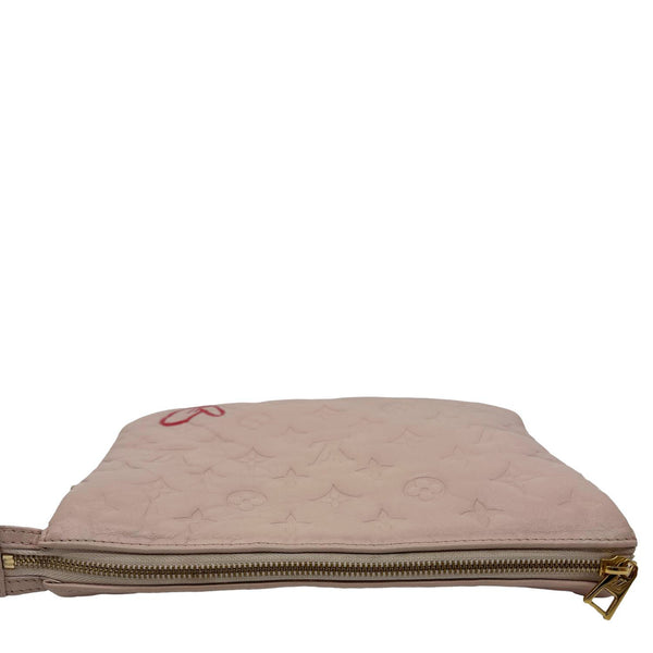 LOUIS VUITTON Fall In Love Coussin Monogram Embossed Shoulder Bag Light Pink