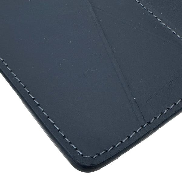 LOUIS VUITTON Monogram Shadow Pocket Organizer Navy Blue