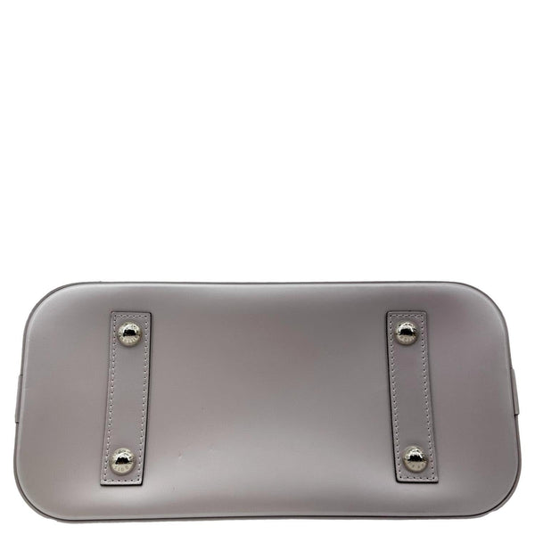 LOUIS VUITTON Alma PM Epi Leather Satchel Bag Purple