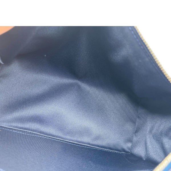 LOUIS VUITTON City Keepall Bandouliere Monogram Bandana Leather Shoulder Bag Blue