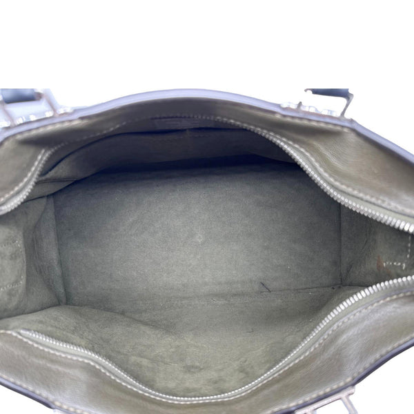 LOUIS VUITTON Very Zipped Monogram Leather Tote Shoulder Bag Green