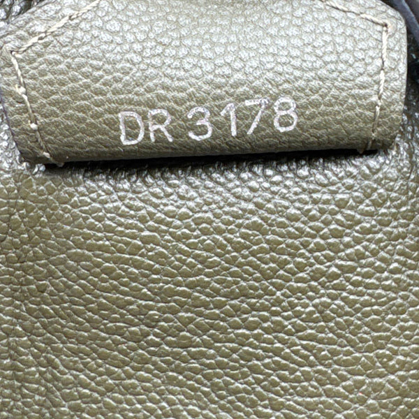 LOUIS VUITTON Very Zipped Monogram Leather Tote Shoulder Bag Green