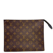 LOUIS VUITTON Toilette 26 Poche Monogram Canvas Pouch Brown