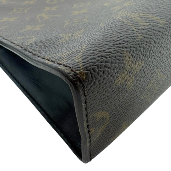 LOUIS VUITTON Toilette 26 Poche Monogram Canvas Pouch Brown