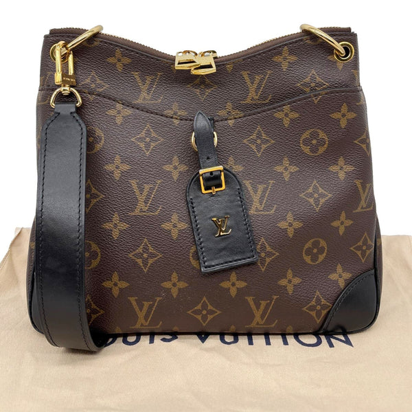 LOUIS VUITTON Odeon NM PM Monogram Canvas Shoulder Bag Brown
