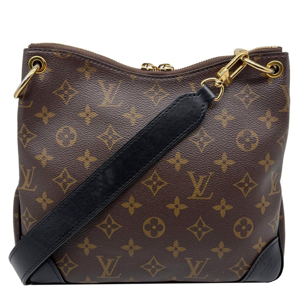 LOUIS VUITTON Odeon NM PM Monogram Canvas Shoulder Bag Brown