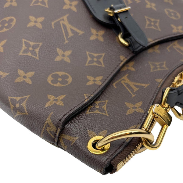 LOUIS VUITTON Odeon NM PM Monogram Canvas Shoulder Bag Brown