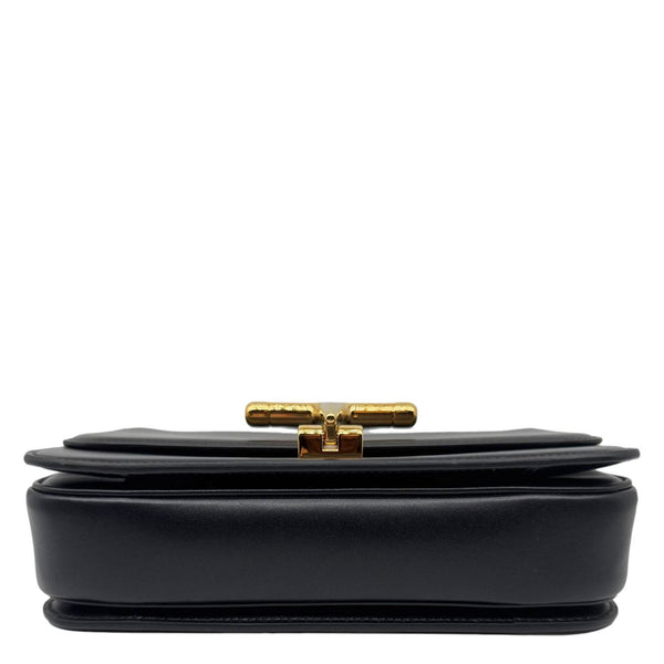 GUCCI Siena Leather Shoulder Bag Black 846705
