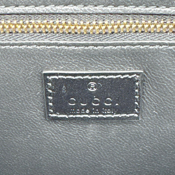 GUCCI Siena Leather Shoulder Bag Black 846705