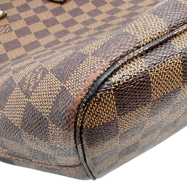 LOUIS VUITTON Neverfull MM Damier Ebene Tote Bag Brown