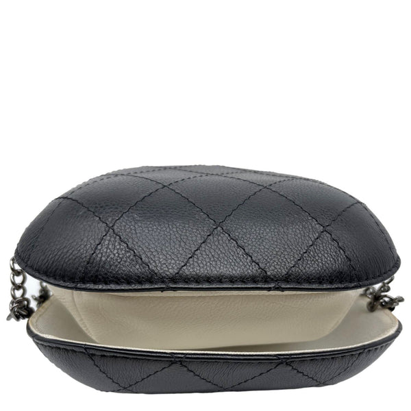 CHANEL Gabrielle Quilted Leather Bucket Bag Bicolor