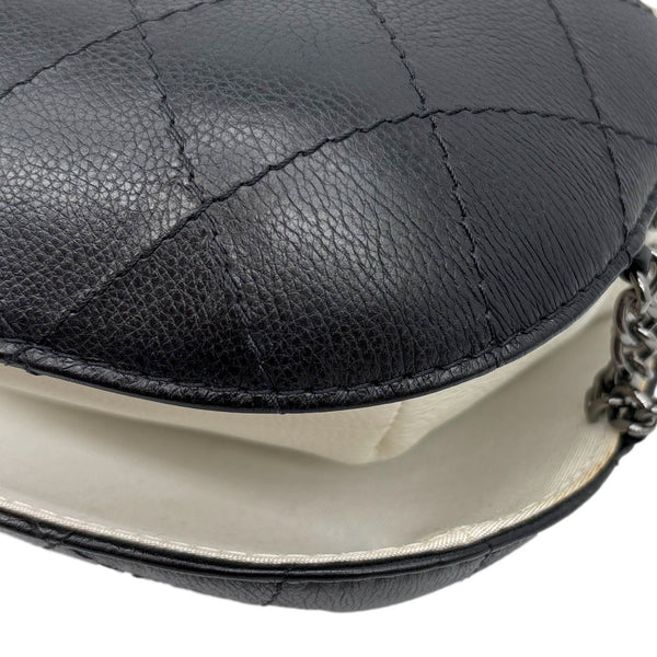 CHANEL Gabrielle Quilted Leather Bucket Bag Bicolor