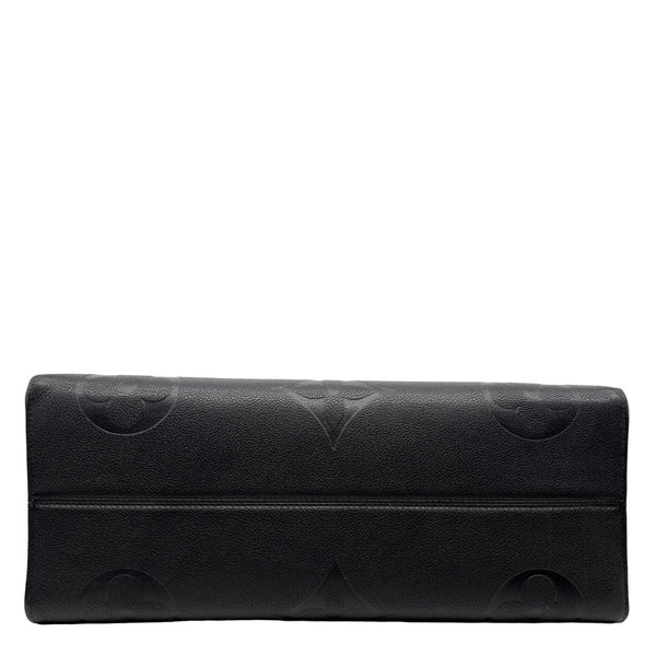 LOUIS VUITTON Onthego GM Giant Monogram Empreinte Shoulder Bag Black