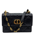 CHRISTIAN DIOR Miss Caro Mini Cannage Lambskin Leather Crossbody Bag Black