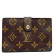 LOUIS VUITTON Vintage Port Feuille Vieonise Monogram Canvas French Wallet Brown